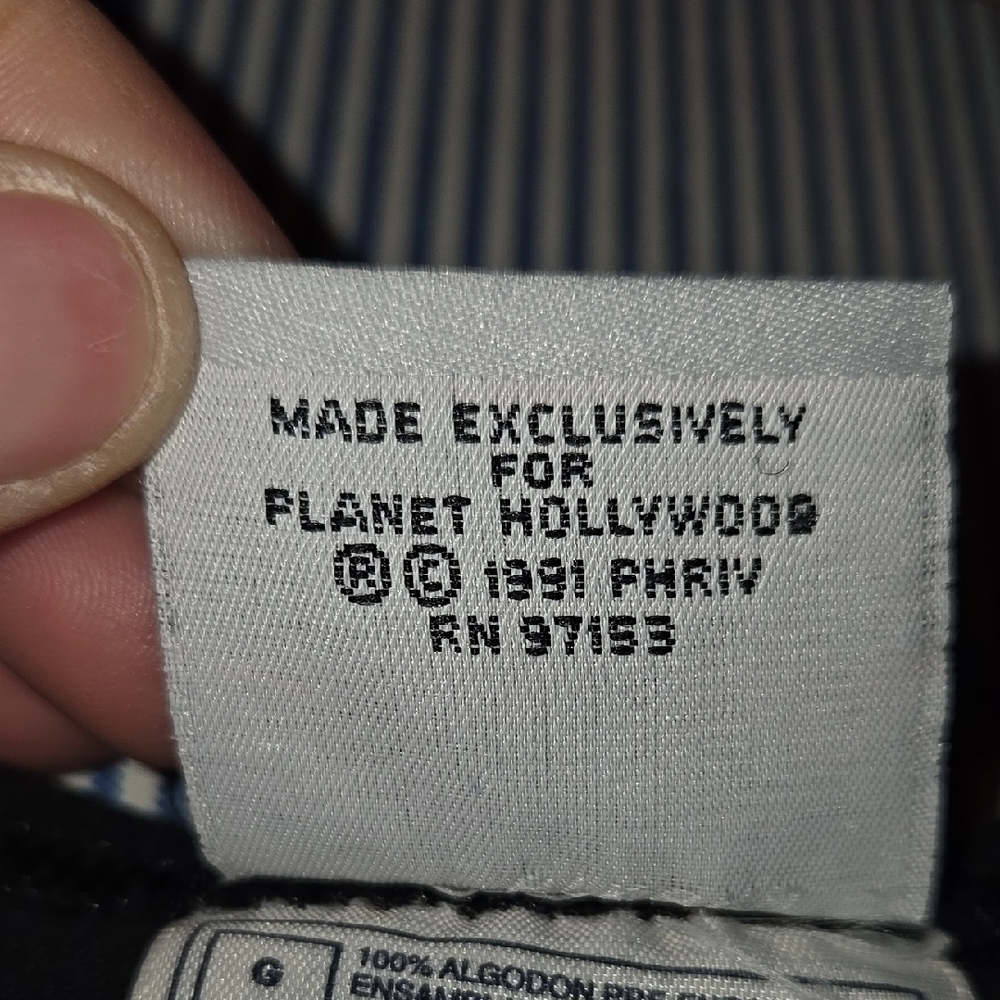 Vintage 90s Planet Hollywood Indianapolis Black Tank Top Adult Large - Picture 6 of 9